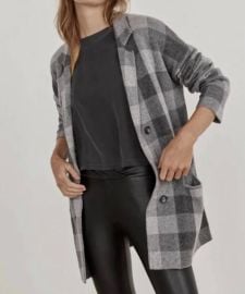 Splendid Meli Plaid Coatigan at Shop Simon